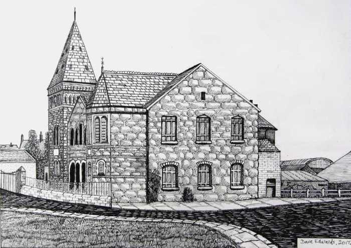Capel Bychan Rhos-D Edwards, in Ink